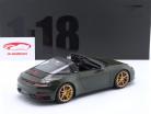 Porsche 911 (992) Targa 4S 建設年 2020 オリーブグリーン 1:18 GT-Spirit