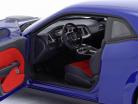 Dodge Challenger R/T Scat Pack Shaker Widebody 2022 indigo blauw 1:18 AUTOart