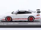 Porsche 911 (996) GT3 RS Año de construcción 2002 blanco / Rojo llantas 1:43 Minichamps