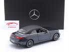 Mercedes-Benz AMG-Line CLE Cabriolet (A236) 建設年 2024 グラファイトグレー 1:18 Norev