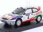 Toyota Corolla WRC #4 ganhador China Rallye 1999 Auriol, Giraudet 1:24 Altaya