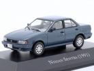 Nissan Sentra year 1991 dark blue 1:43 Altaya