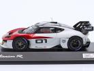 Porsche Mission R #01 rosso / bianco 1:43 Spark