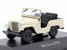 IKA Jeep 建設年 1956 クリーム色の白 1:43 Altaya