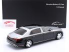 Mercedes-Benz Maybach Classe S (Z223) 2021 argent / noir 1:18 Almost Real