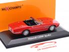 Maserati Ghibli Spyder year 1969 red 1:43 Minichamps