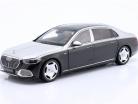 Mercedes-Benz Maybach Clase S (Z223) 2021 plata / negro 1:18 Almost Real