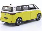 Volkswagen VW ID. Buzz Bouwjaar 2023 geel / wit 1:24 Maisto