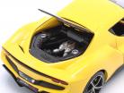 Ferrari 296 GTB Hybrid 830PS V6 Byggeår 2021 gul 1:18 Bburago