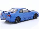 Nissan Skyline GT-R (R34) Nismo Z-Tune 2005 blue / black 1:18 AUTOart