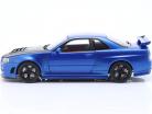 Nissan Skyline GT-R (R34) Nismo Z-Tune 2005 azul / preto 1:18 AUTOart