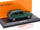 Volkswagen VW Golf II year 1985 dark green metallic 1:43 Minichamps