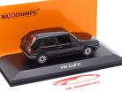 Volkswagen VW Golf II Año de construcción 1985 negro metálico 1:43 Minichamps