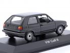 Volkswagen VW Golf II Año de construcción 1985 negro metálico 1:43 Minichamps