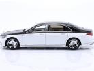 Mercedes-Benz Maybach Sクラス (Z223) 2021 黒 / 白 1:18 Almost Real