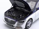 Mercedes-Benz Maybach S-Klasse (Z223) 2021 blue / silver 1:18 Almost Real