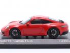 Porsche 911 (992) Carrera 4 GTS 2021 Vermelho indiano 1:43 Minichamps