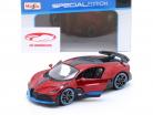 Bugatti Divo Año de construcción 1018 rojo metálico 1:24 Maisto