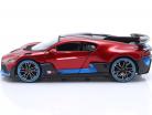 Bugatti Divo Byggeår 1018 rød metallisk 1:24 Maisto