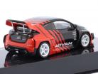 Toyota Pandem GR Yaris Advan year 2022 black / red 1:43 Ixo