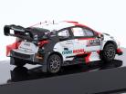 Toyota GR Yaris Rally1 #1 4ème safari se rallier 2022 Ogier, Veillas 1:43 Ixo