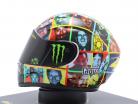 V. Rossi #46 3er Laguna Seca MotoGP Campeón mundial 2010 casco 1:5 Spark Editions