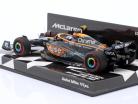 Oscar Piastri McLaren MCL36 #28 Abu Dhabi teste Fórmula 1 2022 1:43 Minichamps