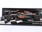Oscar Piastri McLaren MCL36 #28 Abu Dhabi teste Fórmula 1 2022 1:43 Minichamps
