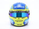 Fernando Alonso #14 Aston Martin Aramco F1 Team formula 1 2024 casco 1:2 Bell