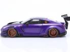 Nissan GT-R (R35) Liberty Walk Body Kit 2.0 2022 Purplezilla 1:18 Solido