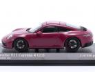 Porsche 911 (992) Carrera 4 GTS 2021 rubino stellato neo 1:43 Minichamps