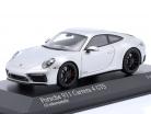 Porsche 911 (992) Carrera 4 GTS 2021 argent 1:43 Minichamps