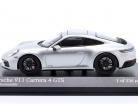 Porsche 911 (992) Carrera 4 GTS 2021 prata 1:43 Minichamps