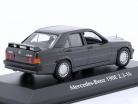 Mercedes-Benz 190E 2.3-16 (W201) Año de construcción 1984 negro metálico 1:43 Minichamps