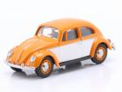 Volkswagen VW Beetle orange / white 1:64 Schuco