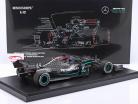 L. Hamilton Mercedes-AMG F1 W11 #44 Winnaar Brits GP formule 1 Wereldkampioen 2020 1:12 Minichamps