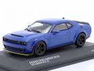 Dodge Challenger SRT Demon Bouwjaar 2018 blauw metalen 1:43 Solido