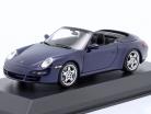 Porsche 911 (997) Carrera S Cabriolet 2005 azul escuro metálico 1:43 Minichamps