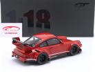 Porsche 911 RWB Rauh-Welt Body Kit Painkiller rood 1:18 GT-Spirit