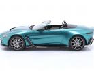 Aston Martin V12 Vantage Roadster turkoois metalen 1:18 GT-Spirit