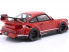 Porsche 911 RWB Rauh-Welt Body Kit Painkiller rot 1:18 GT-Spirit
