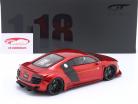 Audi R8 LB-Works year 2022 candy red 1:18 GT-Spirit