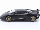 Lamborghini Huracan Performante Année de construction 2017 terne noir 1:43 Bburago