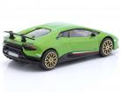 Lamborghini Huracan Performante Año de construcción 2017 verde metálico 1:43 Bburago