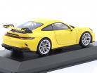 Porsche 911 (992) GT3 Год постройки 2020 racing желтый / серебро автомобильные диски 1:43 Minichamps