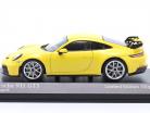 Porsche 911 (992) GT3 Год постройки 2020 racing желтый / серебро автомобильные диски 1:43 Minichamps