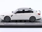 BMW M3 Competition (G80) Ano de construção 2020 branco alpino 1:43 Minichamps