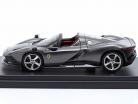 Ferrari Daytona SP3 Open Top Anno di costruzione 2021 grigio scuro metallico 1:43 LookSmart