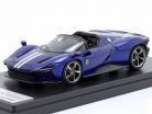 Ferrari Daytona SP3 Open Top Année de construction 2021 bleu métallique 1:43 LookSmart
