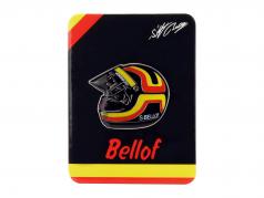 Stefan Bellof Pin capacete vermelho / amarelo / preto